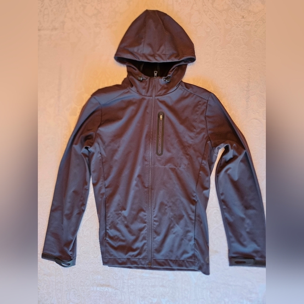 Mondetta Outdoor Project Jacket Men's Hooded, Dark Gray, Small, NWOT